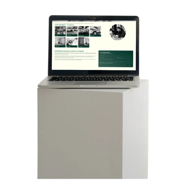 hemsida för billigt pris